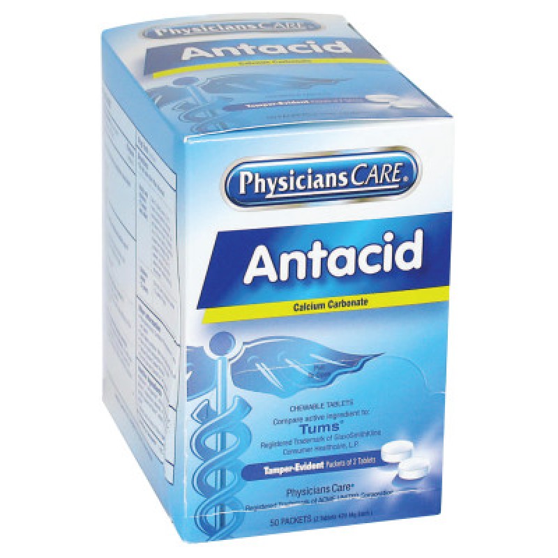 PHYSICIANSCARE ANTACID-EA=BX OF 50 PK'S-ACME UNITED/PAC-579-90089