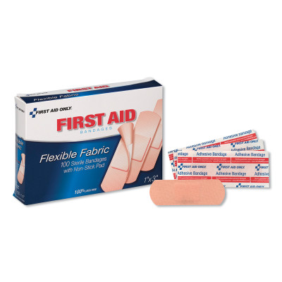 1" X 3" FABRIC BANDAGES-100/BOX-ACME UNITED/PAC-579-90098
