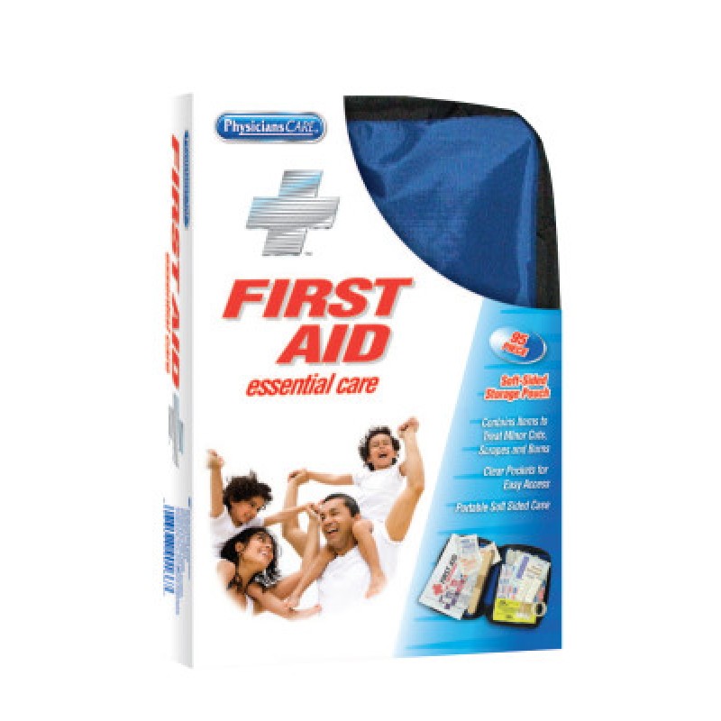 SOFT SIDED FIRST AID KIT: 95 PIECES-ACME UNITED/PAC-579-90166