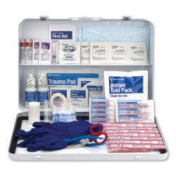 OFFICE FIRST AID KIT MTLCS 25 PERSON 105 PCS-ACME UNITED/PAC-579-90175