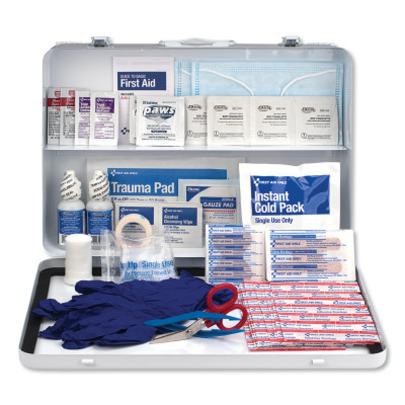 OFFICE FIRST AID KIT MTLCS 25 PERSON 105 PCS-ACME UNITED/PAC-579-90175