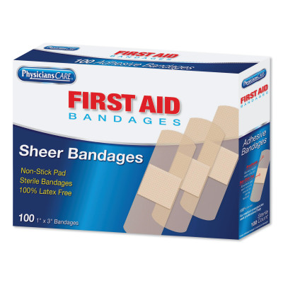 1" X 3" SHEER STRIPS- 100/BOX-ACME UNITED/PAC-579-90331