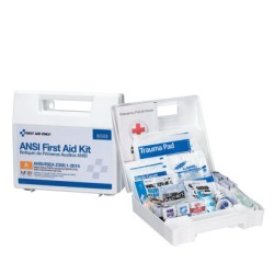 25 PERSON FIRST AID KT ANSI A  PL CA W/DIVIDERS-ACME UNITED/PAC-579-90588