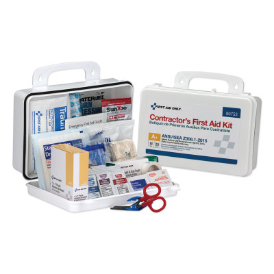 25 PERSON CONT ANSI A+ FIRST AID KT  PLAS CASE-ACME UNITED/PAC-579-90753
