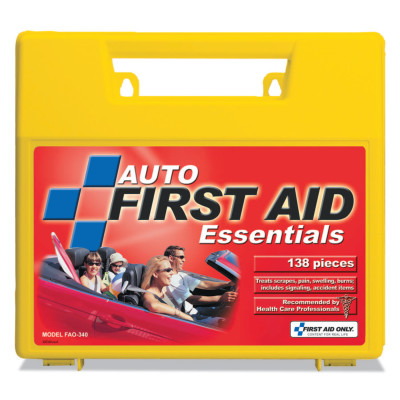 138 PIECE AUTO FIRST AIDKIT-ACME UNITED/PAC-579-FAO-340