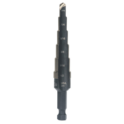 2 COBALT 6 HOLE SIZES (3/16"-1/2") 1/16" INCREM-IRWIN INDUSTRIA-585-10232CB