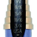 3 COBALT 9 HOLE SIZES (1/4"-3/4") 1/16" INCREME-IRWIN INDUSTRIA-585-10233CB