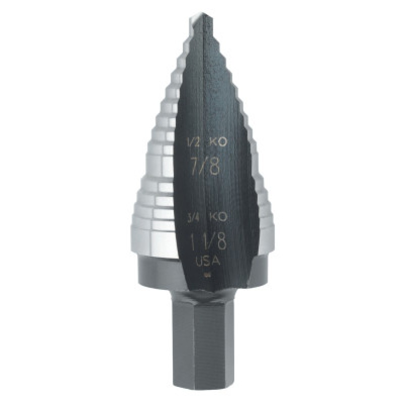 UNIBIT-9 7/8" AND 1-1/8"STEP DRILL-IRWIN INDUSTRIA-585-10239