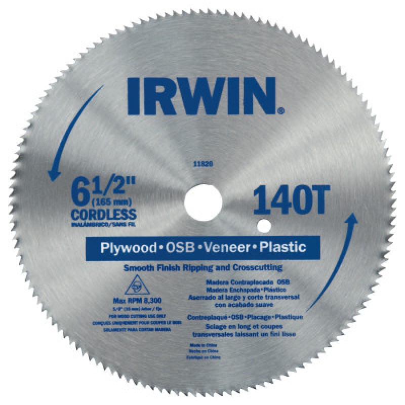 6-1/2 ST CD CIR BL PLYW-IRWIN INDUSTRIA-585-11820