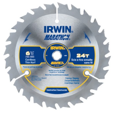 6-1/2IN X 24T FRAMING/RIPPING 5/8IN ARBOR - CARD-IRWIN INDUSTRIA-585-14029