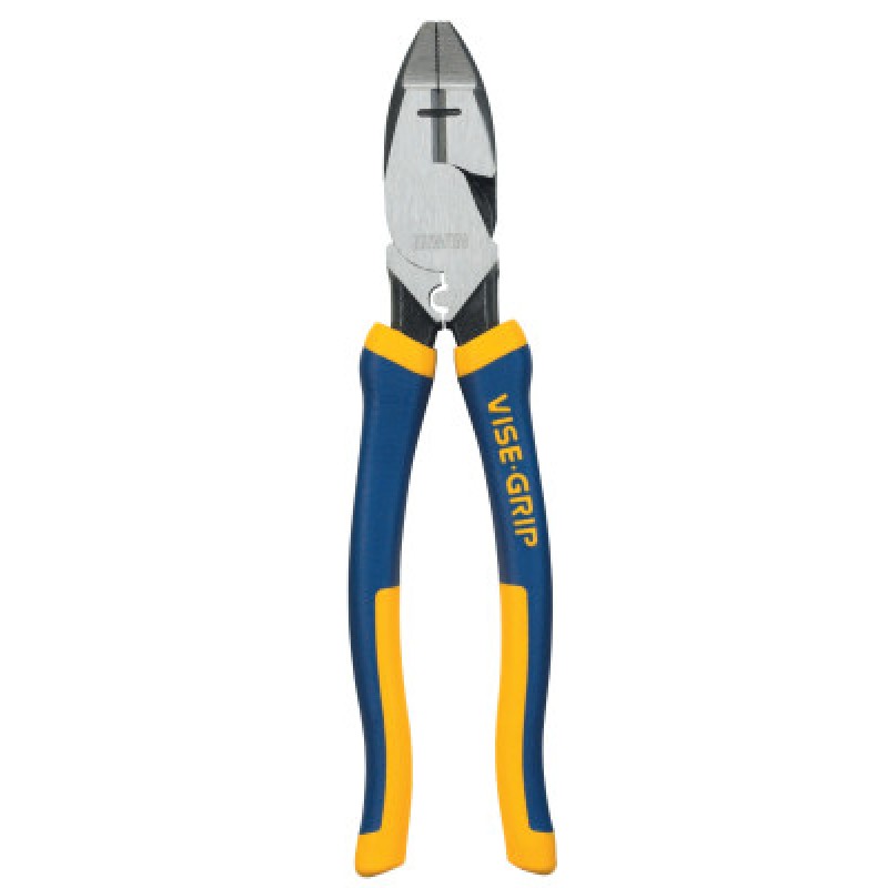 9.5" LINEMAN'S PLIERS WITH WIRESTRIPPER- CRIMPER-IRWIN INDUSTRIA-585-1773614