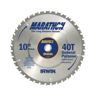 10"X36T"X5/8" MARATHON CIRCULAR SAW BLD-IRWIN INDUSTRIA-585-24070