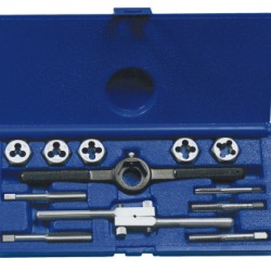 SET TAP&DIE 12PC NC1 HEXHANSO THRU 1/2" T-IRWIN INDUSTRIA-585-24612