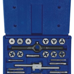 SET TAP&DIE 24PC METRICHANSON THRD 1 HX 8-IRWIN INDUSTRIA-585-26313