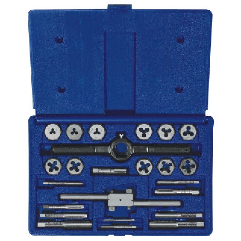 SET TAP&DIE 24PC METRICHANSON THRD 1 HX 8-IRWIN INDUSTRIA-585-26313