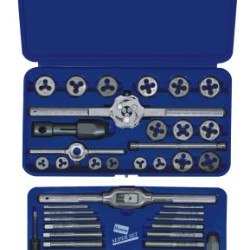 SET TAP&DIE 41PC METRICHANSON THREAD TAP-IRWIN INDUSTRIA-585-26317