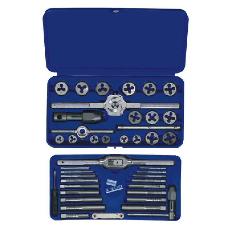SET TAP&DIE 41PC METRICHANSON THREAD TAP-IRWIN INDUSTRIA-585-26317
