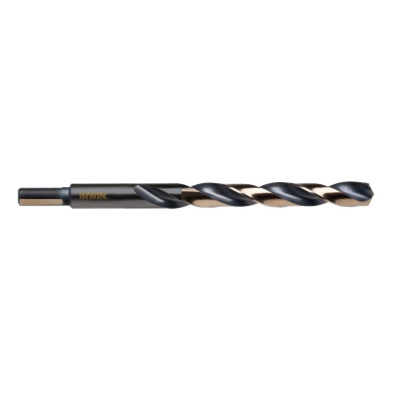 1/2" BLACK & GOLD HSS DRILL BIT 135 DEG-IRWIN INDUSTRIA-585-3019132B