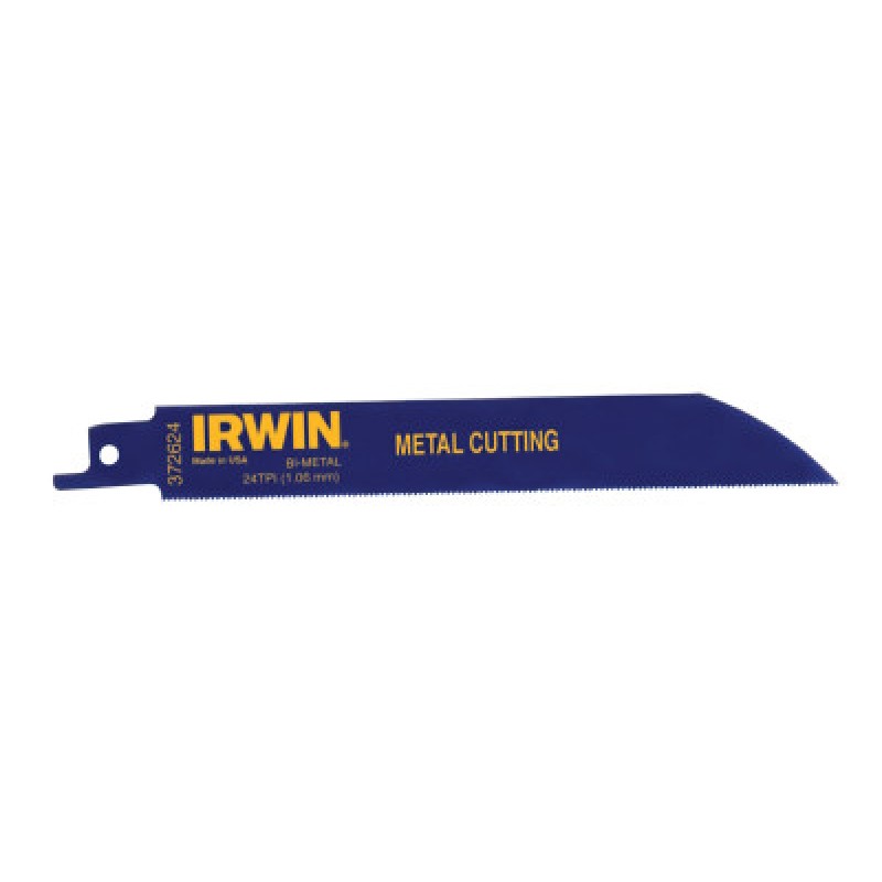 IRWIN 6" RECIPROCATING SAW BLADE 24 TPI-IRWIN INDUSTRIA-585-372624