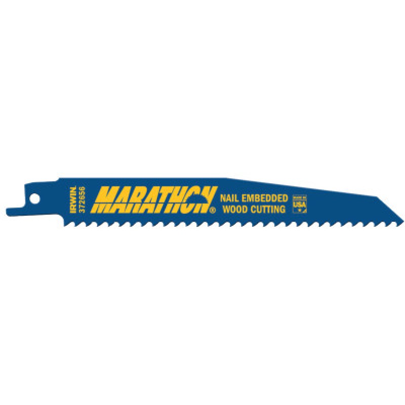 6" 6TPI NAIL EMBEDDED RECIPROCATING SAW BLADE-IRWIN INDUSTRIA-585-372656BB