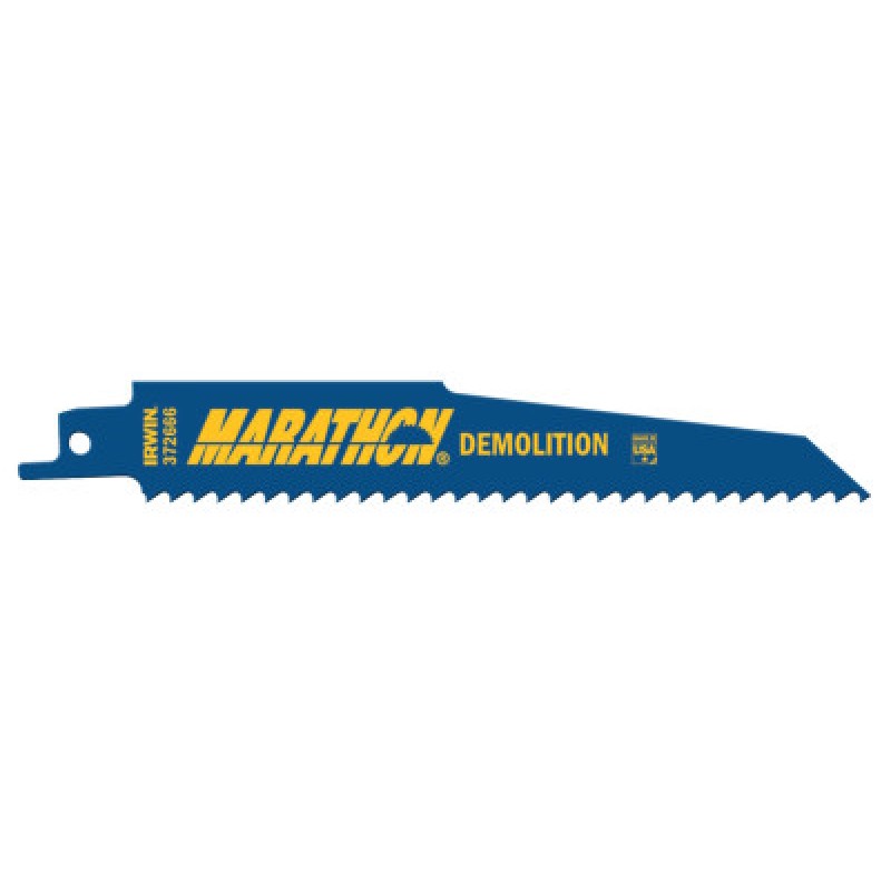 IRWIN 9" RECIPROCATING SAW BLADE 6 TPI DEMO 5PK-IRWIN INDUSTRIA-585-372966P5