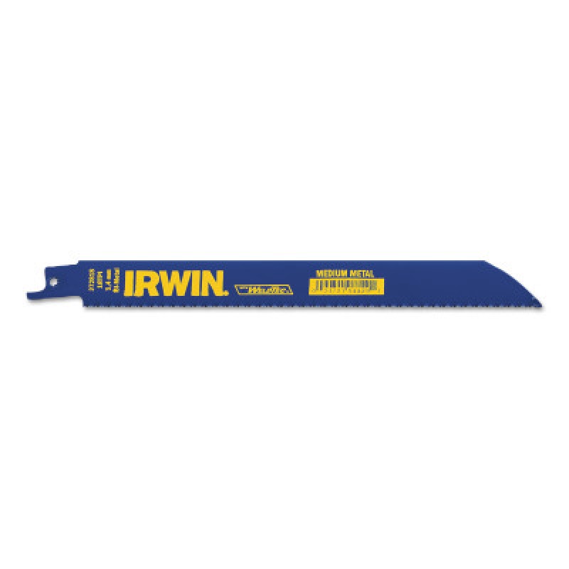 8" 18TPI RECIPROCATING SAW BLADE METAL CUTTING-IRWIN INDUSTRIA-585-372818BB