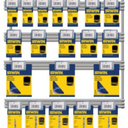 40 PIECE BI-METAL HOLESAW MERCHANDISER-IRWIN INDUSTRIA-585-373005M