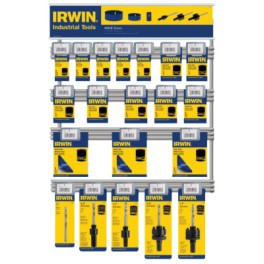 40 PIECE BI-METAL HOLESAW MERCHANDISER-IRWIN INDUSTRIA-585-373005M