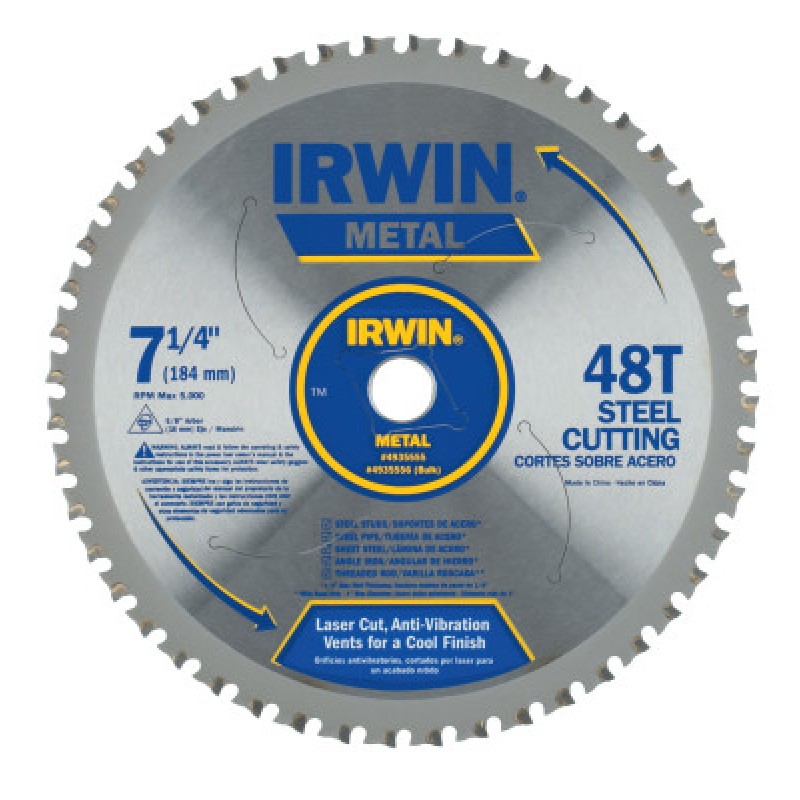 7 1/4" 48T MC - FERROUSSTEEL-IRWIN INDUSTRIA-585-4935555