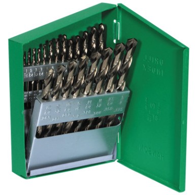 15PC DRILL SET COBALTMETAL INDEX-IRWIN INDUSTRIA-585-63137