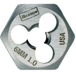 DIE 6MM-1.0 5/8 HEX HANSON-IRWIN INDUSTRIA-585-6327