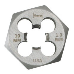 DIE 14MM-1.25 1-7/16 HEXHANSO-IRWIN INDUSTRIA-585-6949