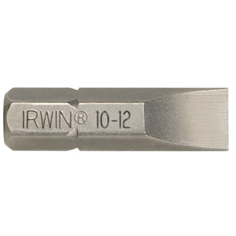 10-12 SLOTTED INSERT BITSHANK DIAMETER 5/16IN X-IRWIN INDUSTRIA-585-92173