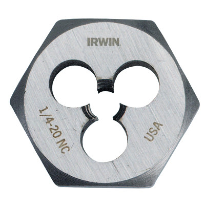 DIE 1/4-28NF1 HEX CARDED-IRWIN INDUSTRIA-585-9423