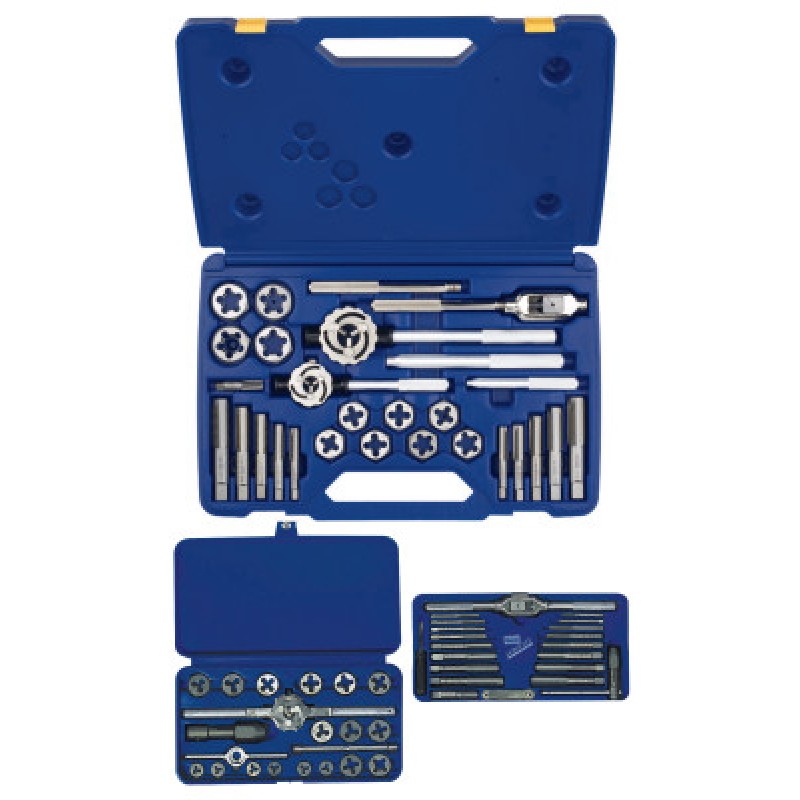 SET TAP&DIE #4-1 HEX HANSON 66PC #4-1TH-IRWIN INDUSTRIA-585-97606