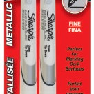 SHARPIE METALLIC SILVER2 CT FINE TIP MARKER-SANFORD LP-652-39108PP