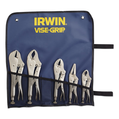 5 PC ORIGINAL LOCKING PLIERS KITBA-IRWIN INDUSTRIA-586-68