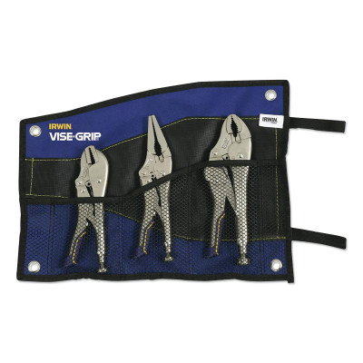 PLIER LCKING FAST RELEASE 3PC KIT BAG-IRWIN INDUSTRIA-586-IRHT82591