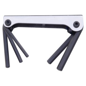 FOLD-UP HEX KEY SET 9 PCOMBINATION 0-05" UP T-IRWIN INDUSTRIA-586-IW14825