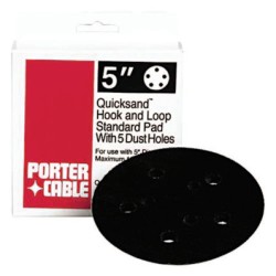 5" QUICKSAND 5-HOLE STD.HOOK & LOOP PAD F/333-BLACK&DECKER-593-13904