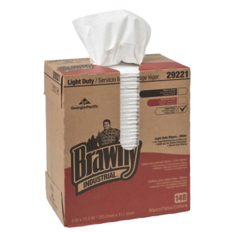 BRAWNY IND LD 2-PLY PAPER WIPERS 20/BXS/100 SHEE-ESSENDANT-603-29221