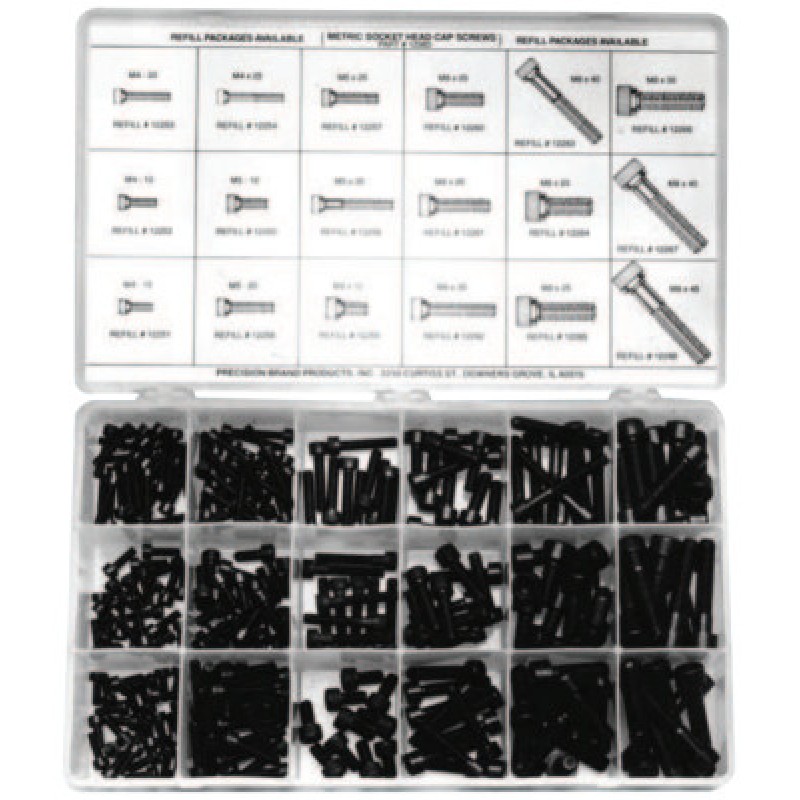 255PC METRIC CAP SCREW KIT-PRECISION *605-605-12980