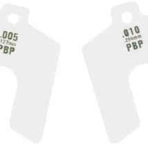 .001" X 6" X 6" 300 SS SLOTTED SHIM - 5/P-PRECISION *605-605-42605