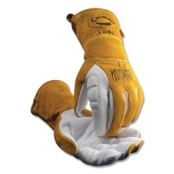 GLOVE  PEARL/GOLD  TIG KONTOUR  KEVLAR  L-PROTECTIVE INDU-607-1540-L