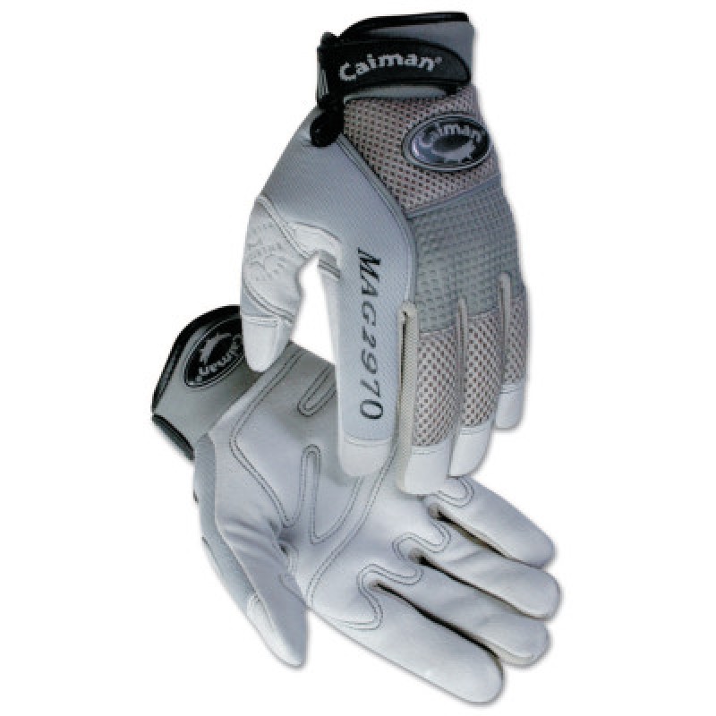 MECH GLOVE GRY SPLIT DEER PALM-PROTECTIVE INDU-607-2970-L