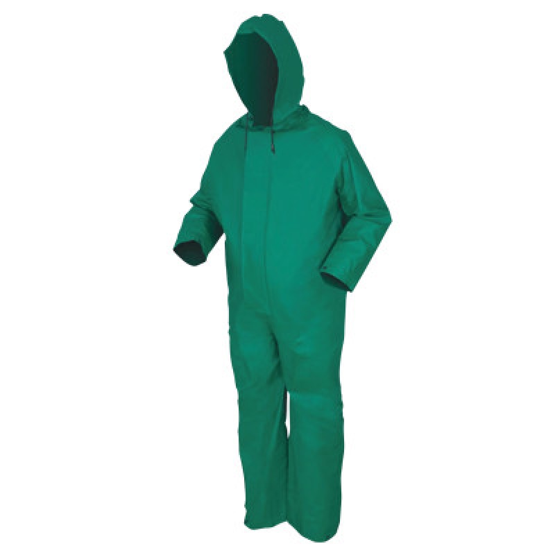 DOMINATOR- .42MM- PVC/NYLON/PVC- COVERALL- GREEN-MCR SAFETY-611-3881L