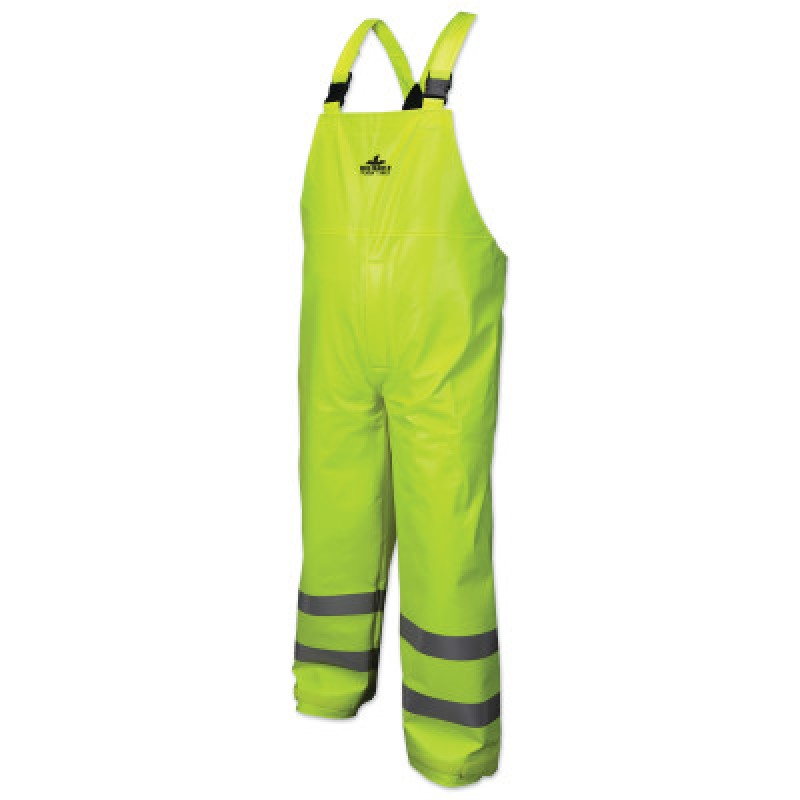 PVC/NOMEX FR PANTS CL-EEASY SUSP STRAP FL-LIME-MCR SAFETY-611-BJ238BPX3
