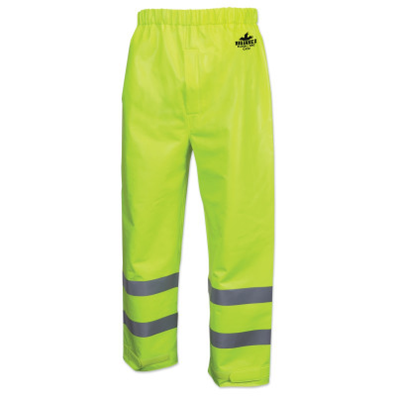 PVC/NOMEX FR PANTS CL-EEASY SUSP STRAP FL-LIME-MCR SAFETY-611-BJ238PWXL
