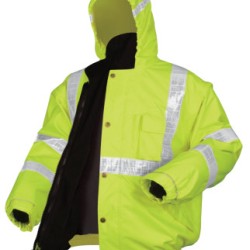 BOMBER PLUS JKT W/ ZIP-IN FLEECE LINER- DETACH-MCR SAFETY-611-BPCL3LX4