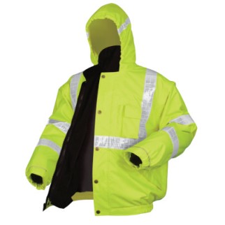 BOMBER PLUS JKT W/ ZIP-IN FLEECE LINER- DETACH-MCR SAFETY-611-BPCL3LX3